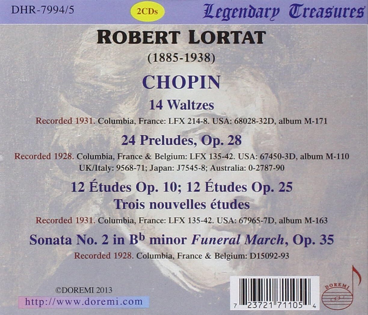 LORTAT, Robert - Legendary Treasures - Robert Lortat (2 CD)
