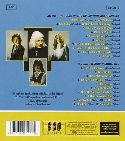 The Edgar Winter Group With Rick Derringer/Jasmine Nightdreams