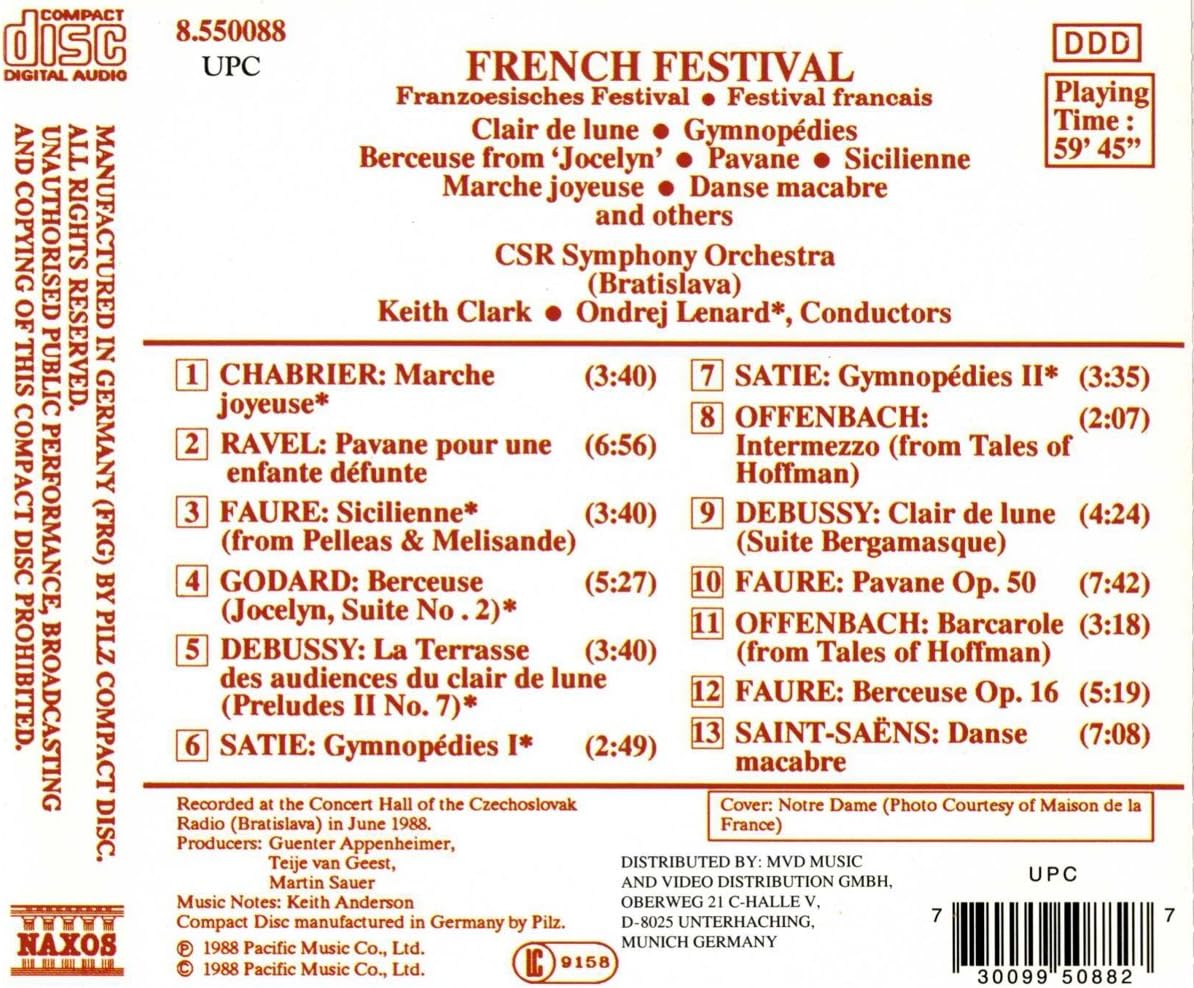 French Festival (Clark, Csr So)