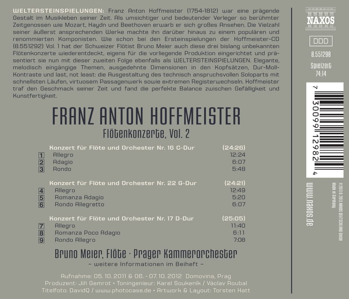 Flötenkonzerte Vol.2