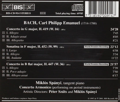 Keyboard Concertos Vol. 10 (Spanyi, Concerto Armonico)