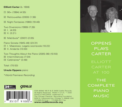 Oppens Plays Carter (Oppens)