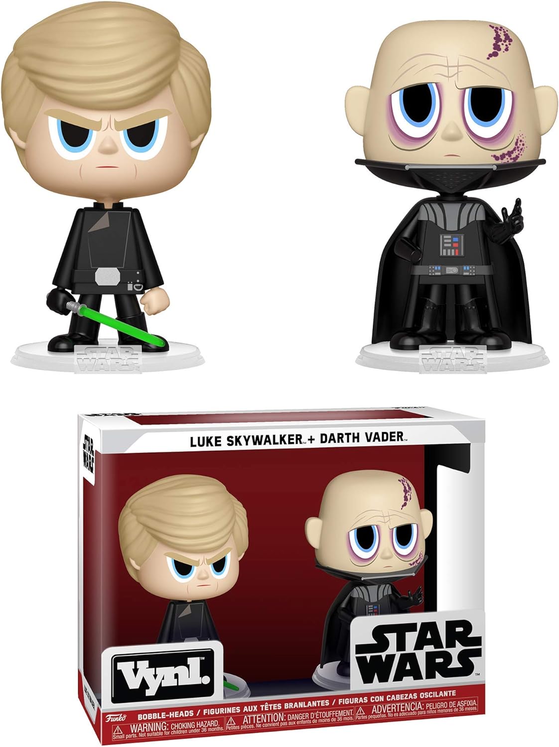 VYNL 4 Inch 2-Pack: Star Wars: Darth Vader & Luke Skywalker (ROTJ