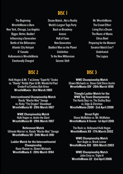 WWE: The True Story Of Wrestlemania