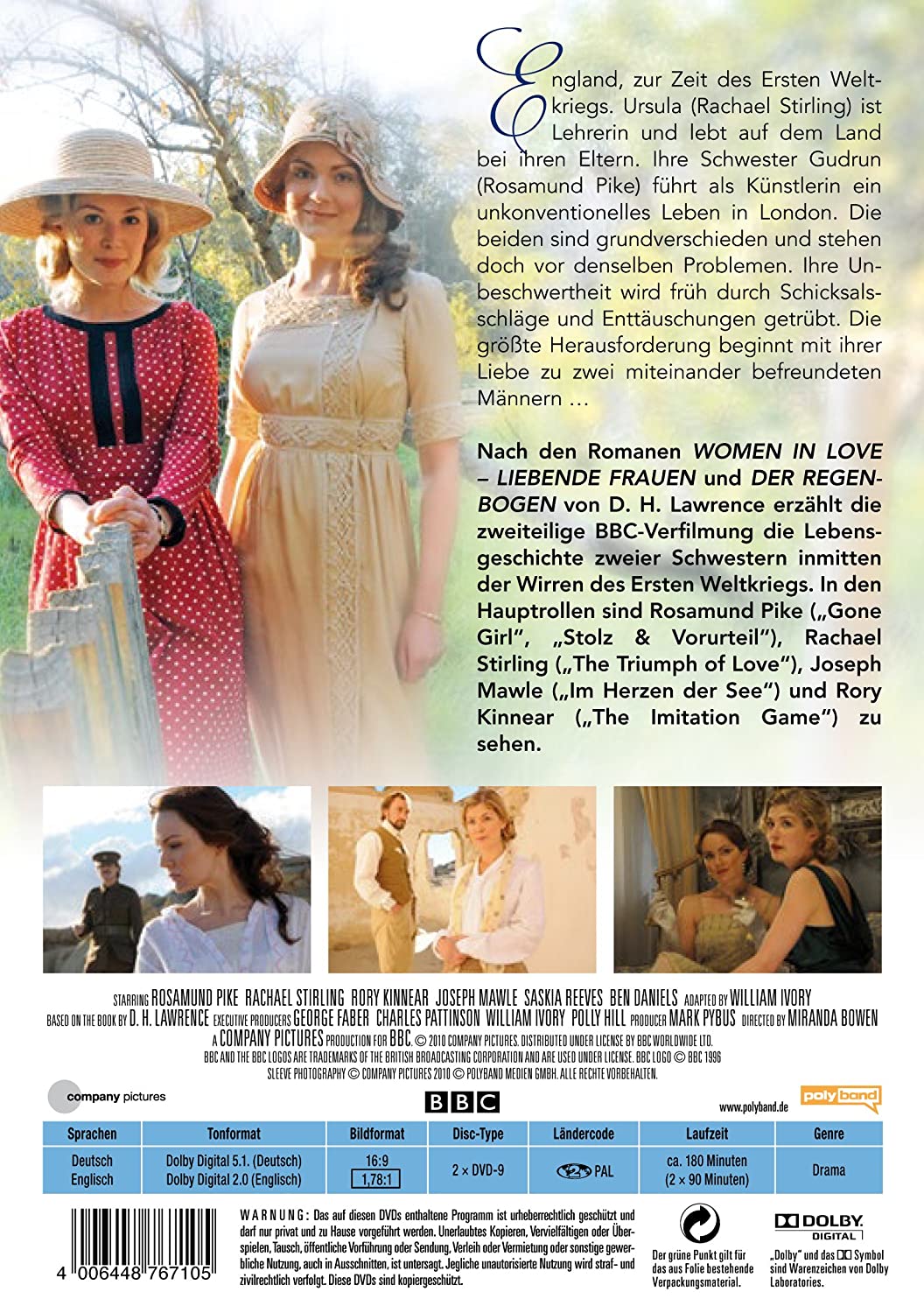 Liebende Frauen - Women in Love [2 DVDs]