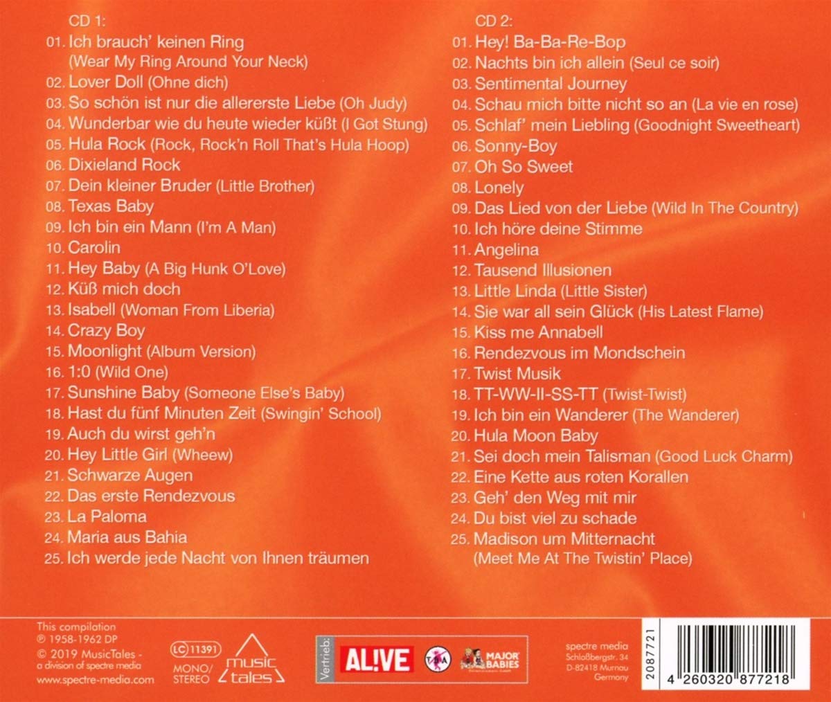 HEROLD, TED - HULA ROCK - 50 GROBE ERFOLGE