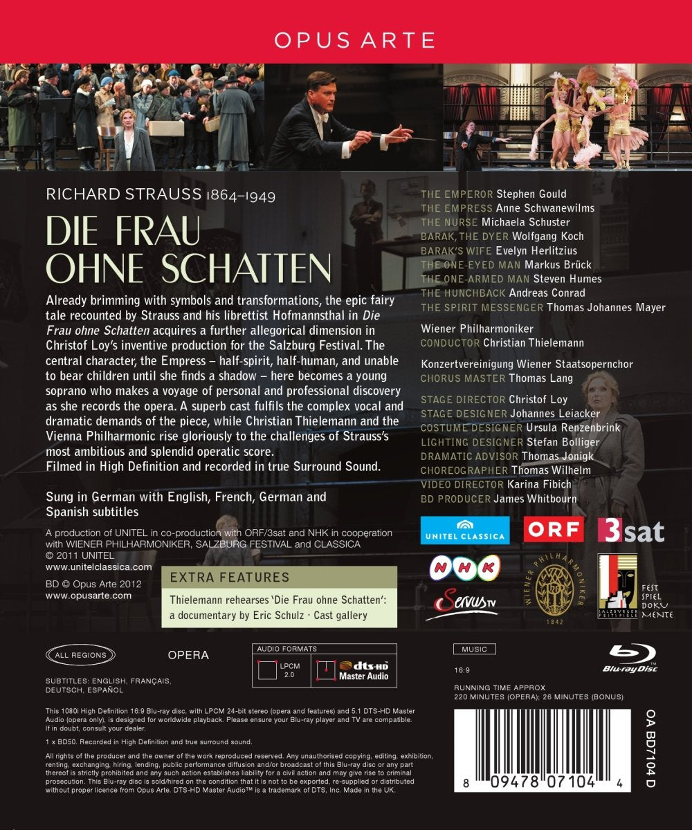 Strauss: Die Frau Ohne Schatten (Opus Arte: OABD7104D)