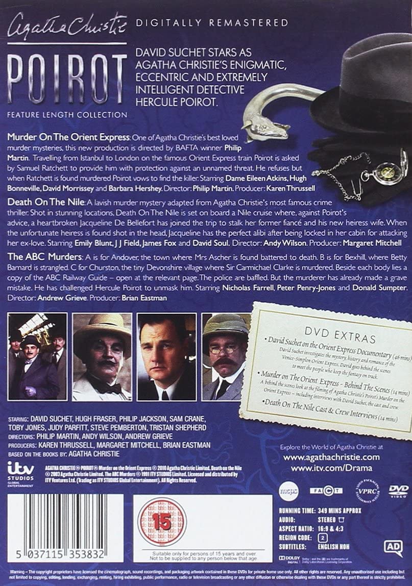 Agatha Christie's Poirot: Feature Length Collection (Digitally Re-mastered)