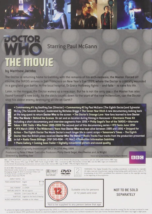 Doctor Who Revisitations, Vol. 1 (The Caves of Androzani / The Talons of Weng-Chiang / Doctor Who: The Movie)