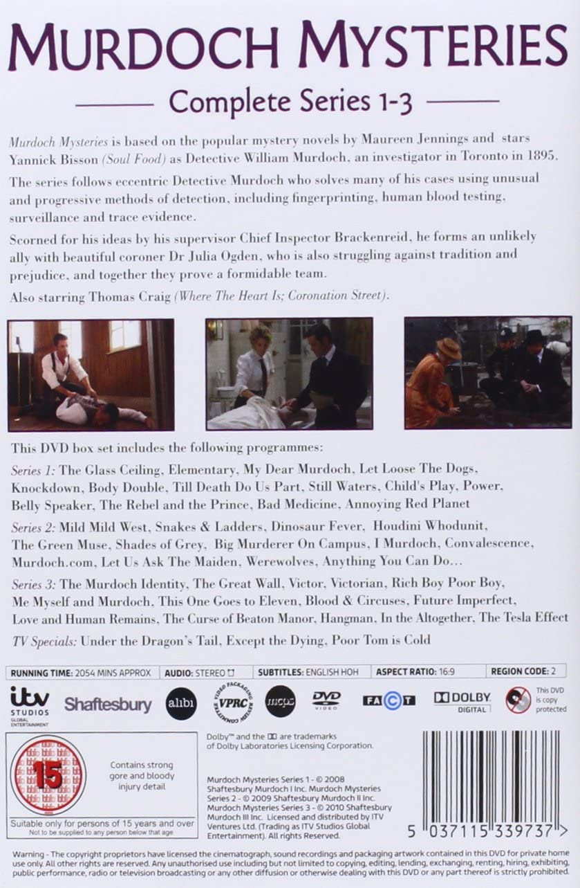 Murdoch Mysteries - Series 1 -3 Box Set