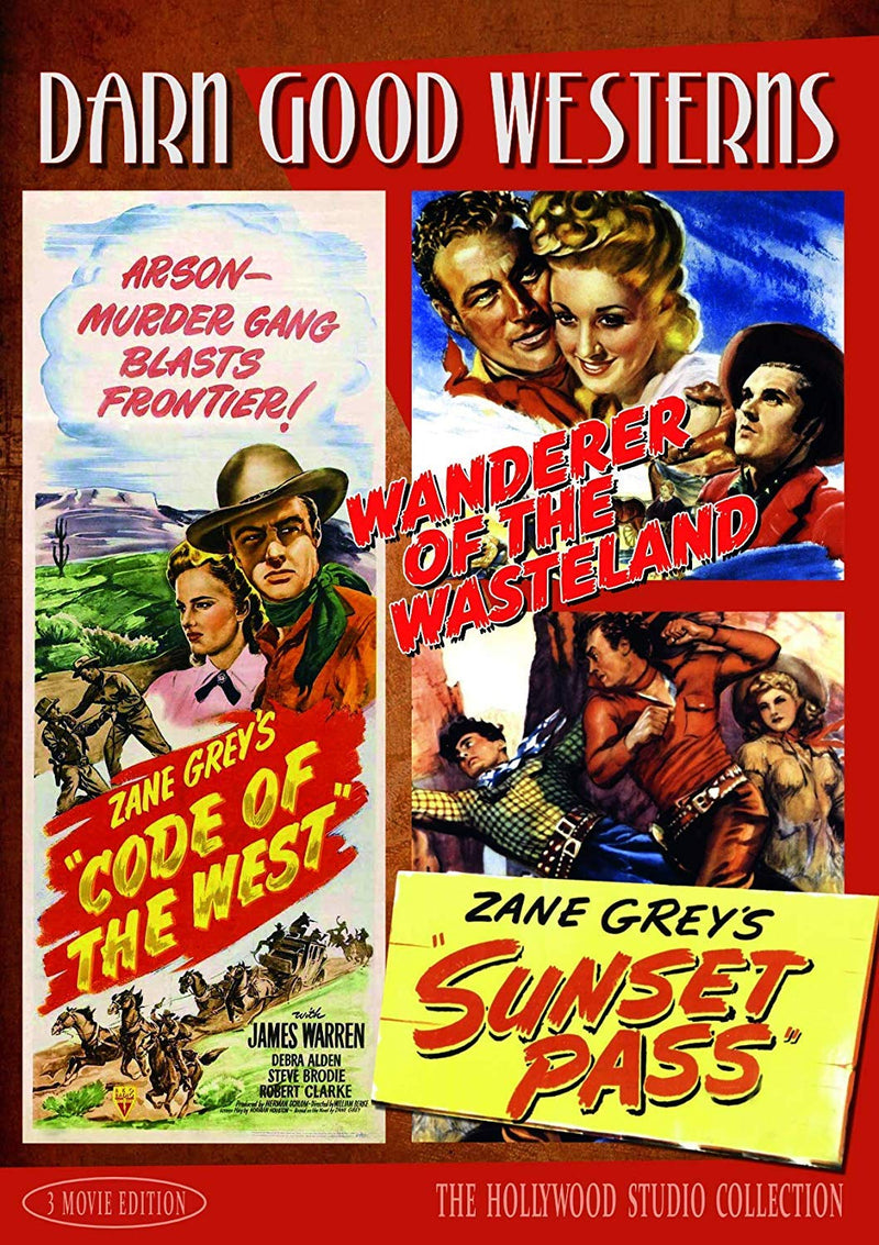 Darn Good Westerns #3 (Code of the West, Sunset Pass, Wanderer of the Wasteland)