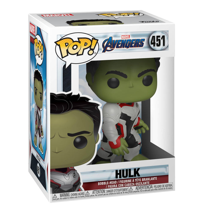 Funko POP! Marvel: Marvel Avengers Endgame - Hulk - (TS) - Collectable Vinyl Figure - Gift Idea - Official Merchandise - Toys for Kids & Adults - Movies Fans - Model Figure for Collectors and Display Funko 36659 POP Bobble: Avengers Endgame: Hulk Multi