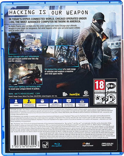 Ubisoft Watch Dogs (Playstation Hits) /PS4