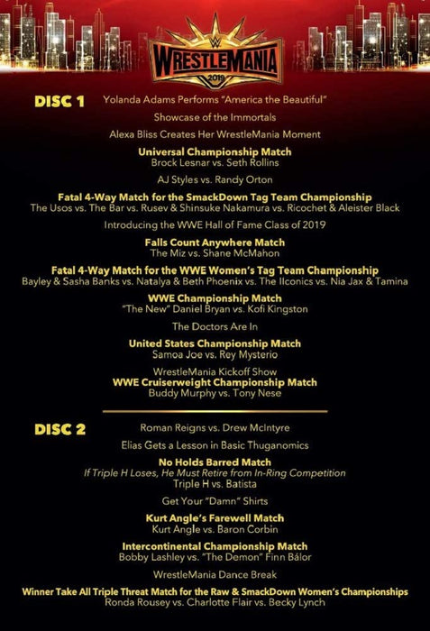 WWE: WrestleMania 35