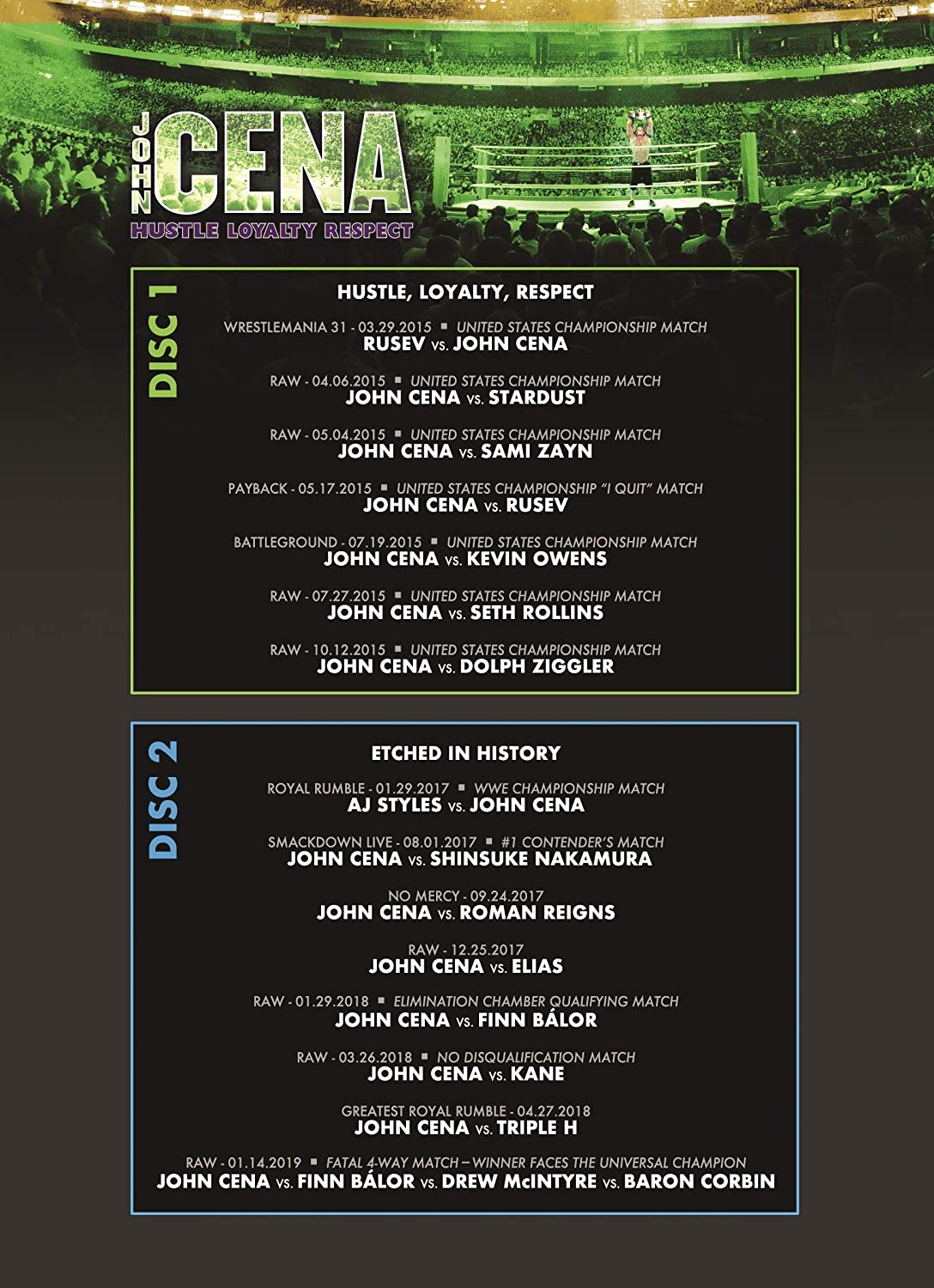 WWE: John Cena - Hustle, Loyalty, Respect