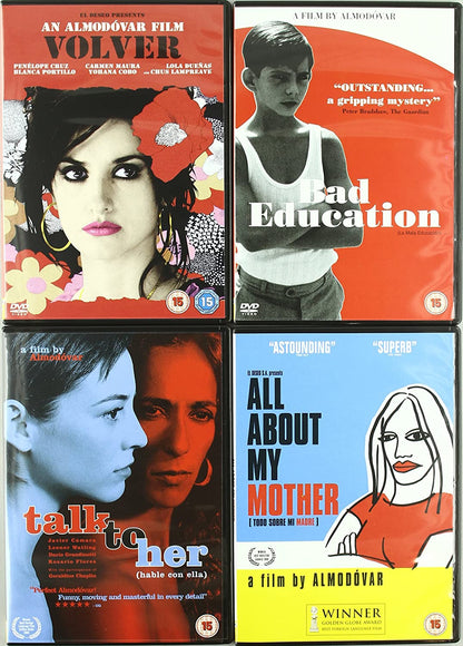 Pedro Almodovar Collection - Volver, All About My Mother, Bad Education, Talk To Her