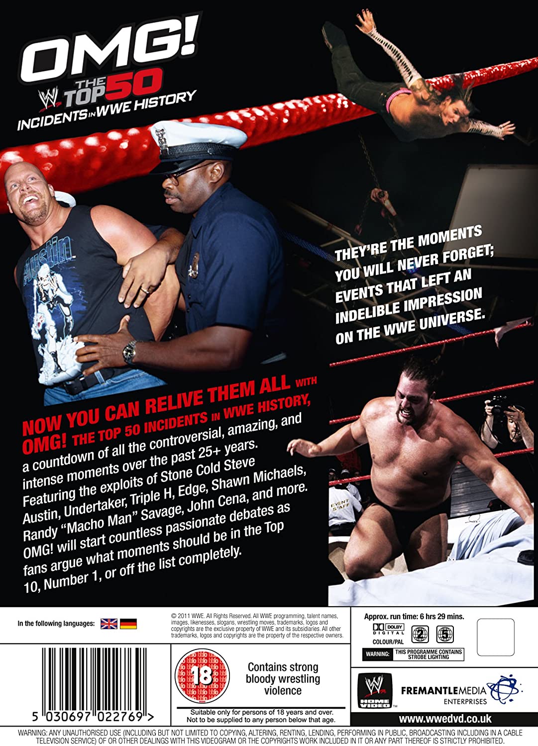 WWE: OMG! - The Top 50 Incidents In WWE History
