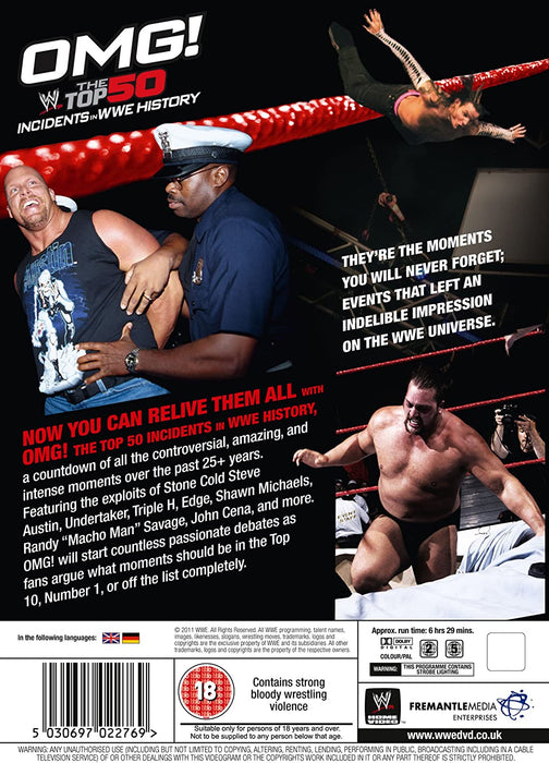 WWE: OMG! - The Top 50 Incidents In WWE History