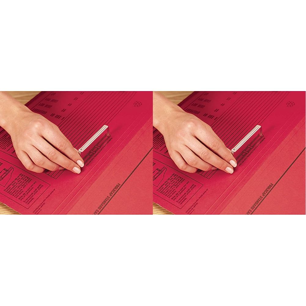 Rexel Twinlock Fastener 2-Piece Filing Clip - Pack of 50