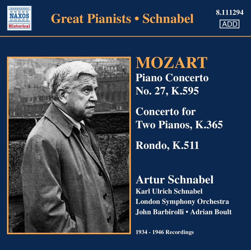 Piano Concerto 27, Concerto for 2 Pianos, Rondo (Schnabel)