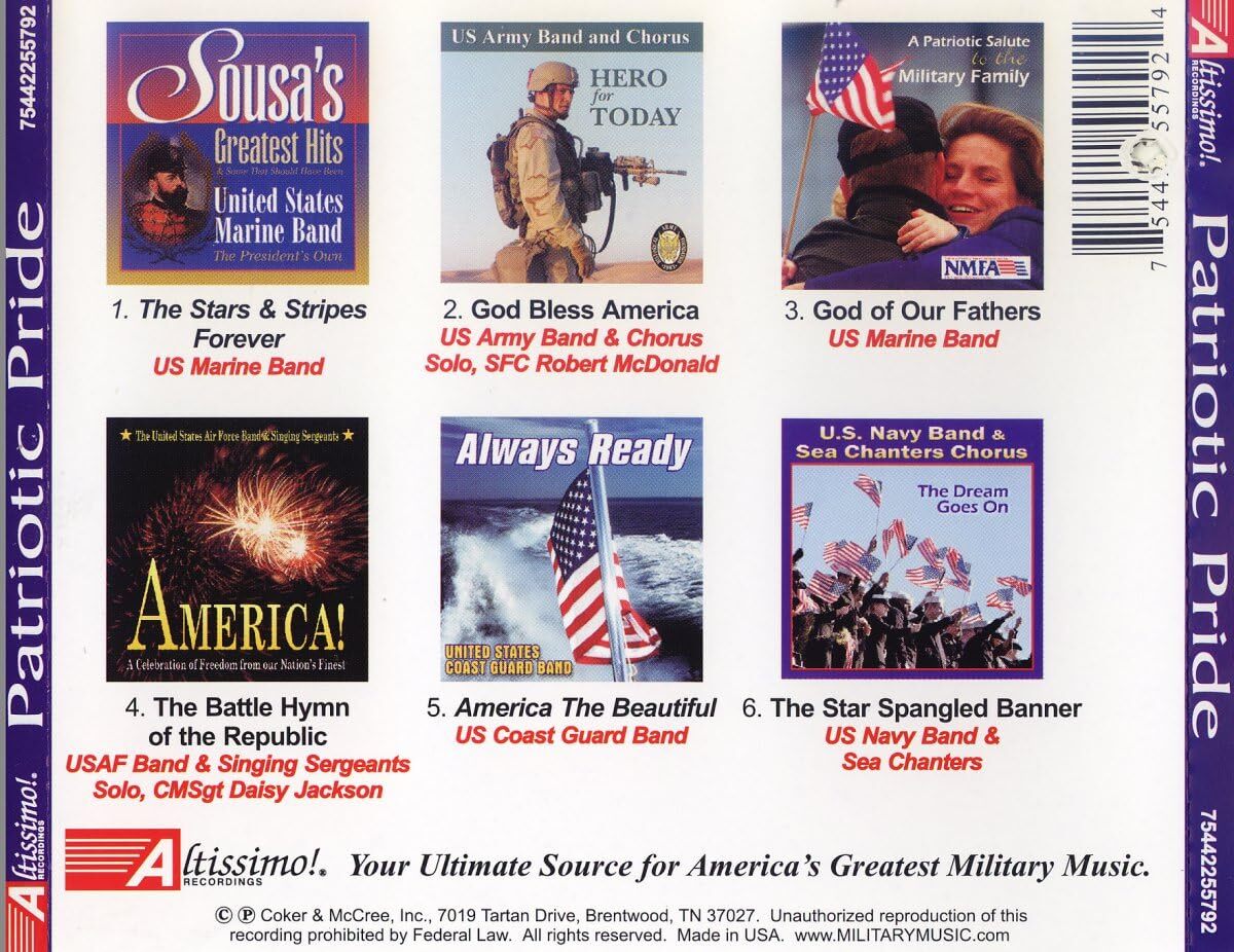 Patriotic Pride: An Altissimo! Collection of Patriotic Music