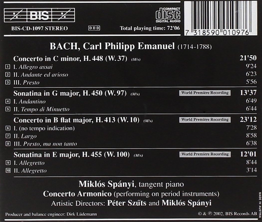 Complete Keyboard Concertos Vol. 11 (Spanyi, Szuts)