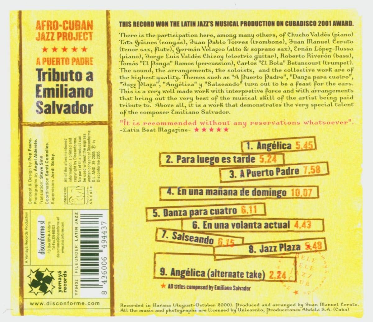 A Puero Padre: Tributo a Emiliano Salvador