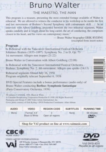 Bruno Walter: The Maestro, the Man