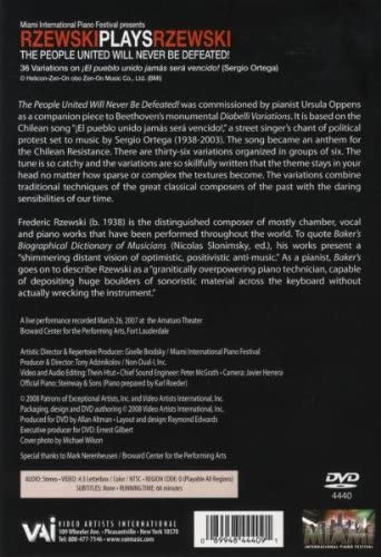 Rzewski Plays Rzewski