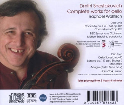 Shostakovich: Complete Works for Cello