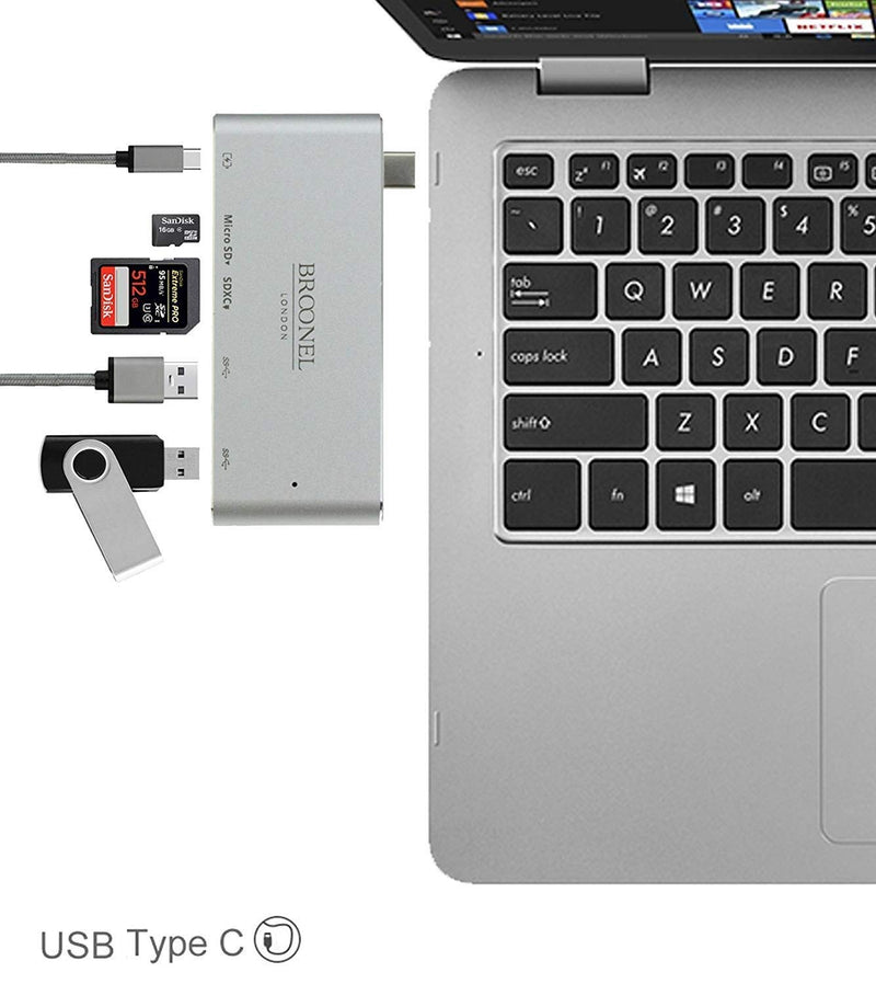Broonel Type C Adapter For Microsoft Surface Laptop 3 13.5``