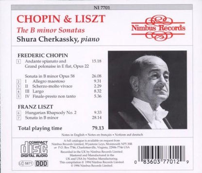 B Minor Sonatas, The (Cherkassky)