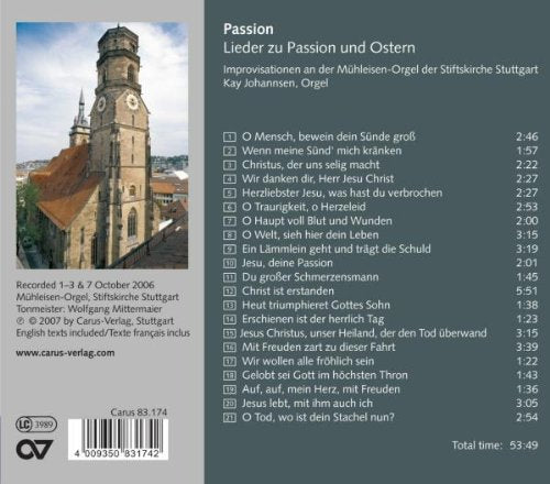 Improvisations for Passion and Easter (Johannsen)