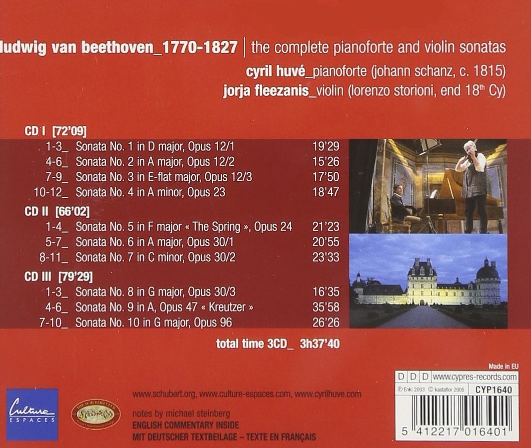 Complete Fortepiano and Violin Sonatas