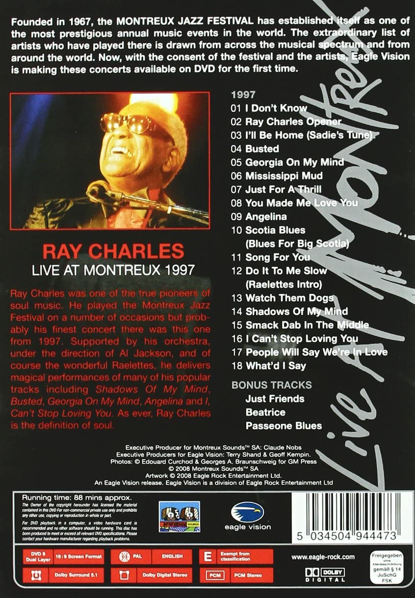 Ray Charles - Live at the Montreux Jazz Festival 1997