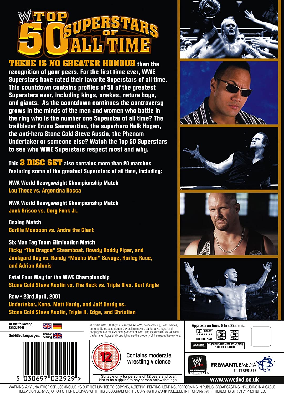 WWE - Top 50 Superstars of All Time