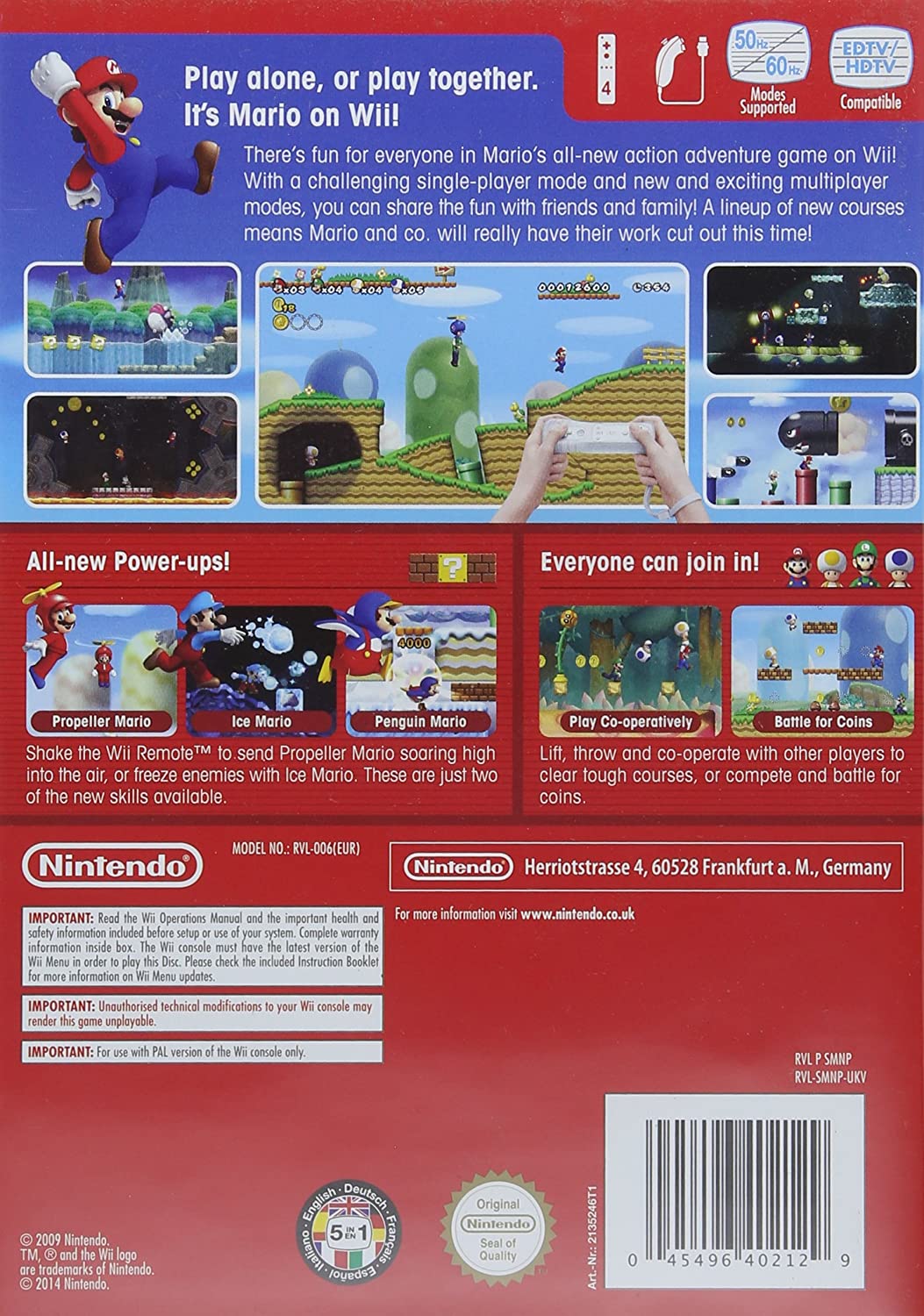 Nintendo Selects: New Super Mario Bros. Wii (Nintendo Wii)
