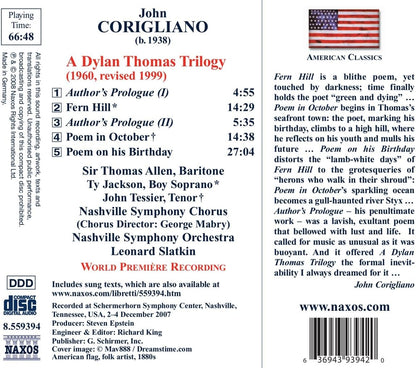 Dylan Thomas Trilogy, A (Slatkin, Nashville So)