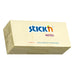 Stick N 21003 38x51mm Pastel Sticky Note - Yellow (Pack of 12 Pads
