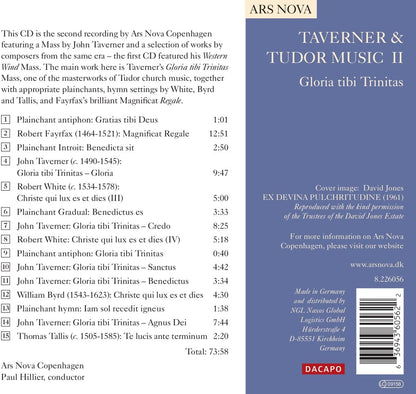 Taverner and Tudor Music Ii (Hillier, Ars Nova Copenhagen)