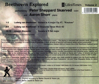 Beethoven Explored (Shorr, Sheppard)