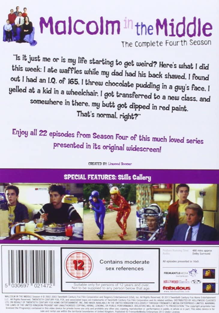 Malcolm in the Middle: The Complete Fourth Season