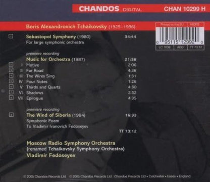 Sebastopol Symphony, Music for Orchestra (Fedoseyev)