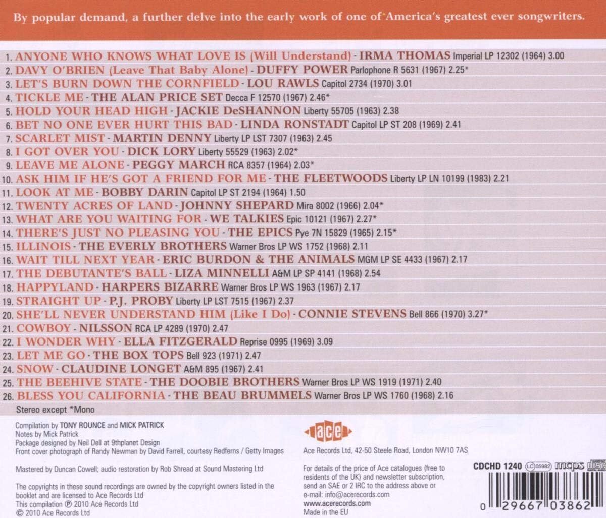 Bless You California: More Early Songs of Randy Newman