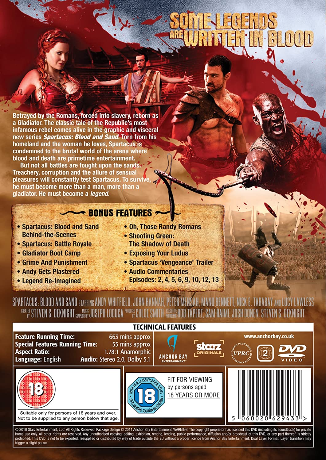 Spartacus: Blood And Sand Season 1