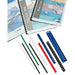 GBC CombBind Binding Combs, 8 mm, 45 Sheet Capacity, A4, 21 Ring, Blue, Pack of 100, 4028234