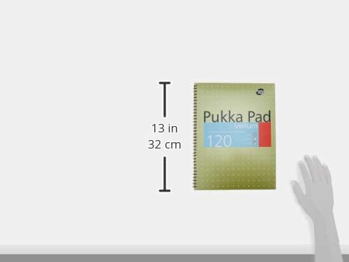 Pukka Pad Notebook Wirebound Vellum 80gsm Ruled and Margin 120 Pages A4 Ref VJM/1