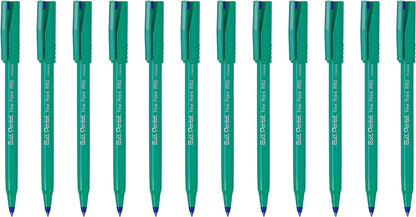 Pentel R50 Rollerball Pen Green Barrel Water-based 0.8mm Tip 0.4mm Line Blue Ref R50-C