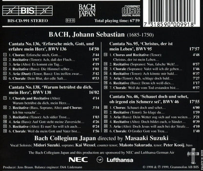 Cantatas (Bach Collegium Japan/suzuki)