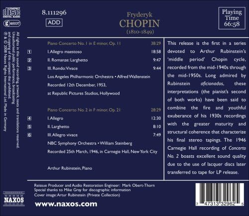 Piano Concertos Nos. 1 and 2 (Rubinstein)